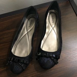 Alfani black lace ballet flats